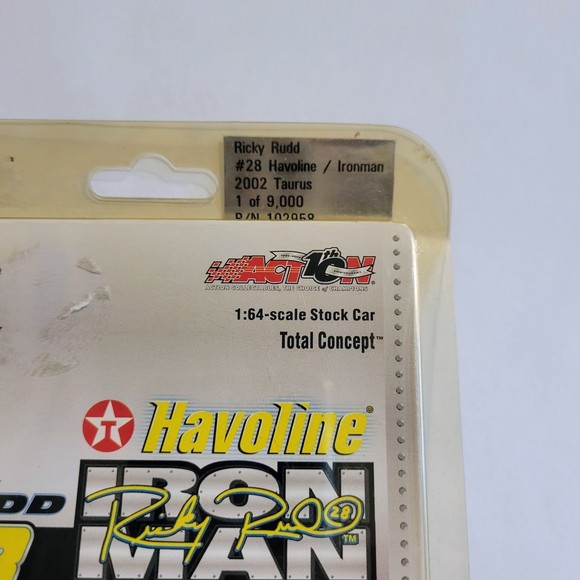 Vintage Racing Champions Havoline Ricky Rudd Iron Man Ford Taurus NASCAR. New. - Picture 4 of 6